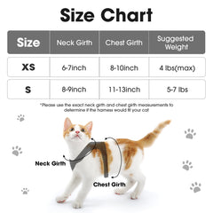 NCMAMA cat harness reflective strip improves visibility in low light.