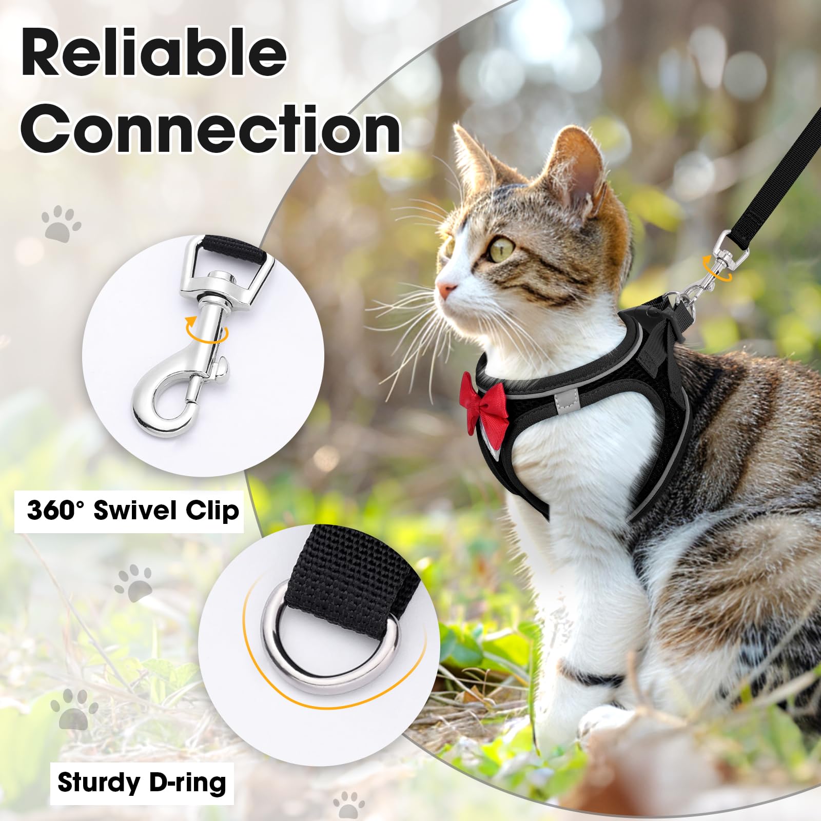 NCMAMA detective Conan-inspired harness with playful glasses and bow