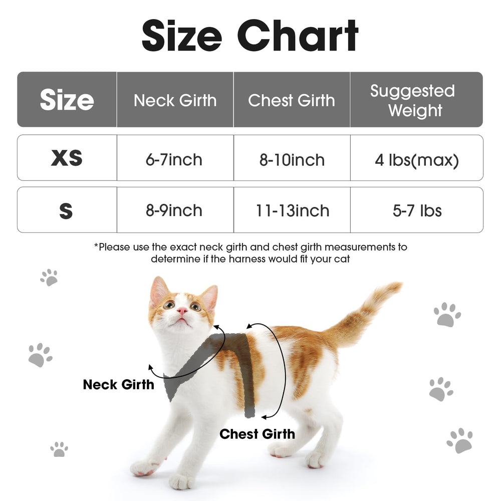 NCMAMA escape-proof cat harness provides 360-degree wrap for secure daily outings.