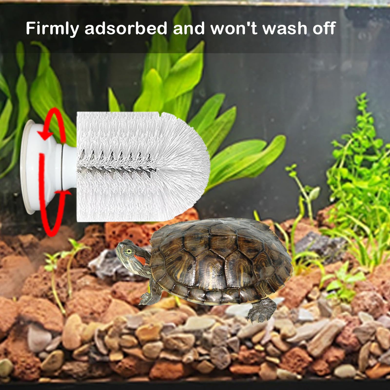 Neacus Turtle Brush usage steps help quick, proper placement.