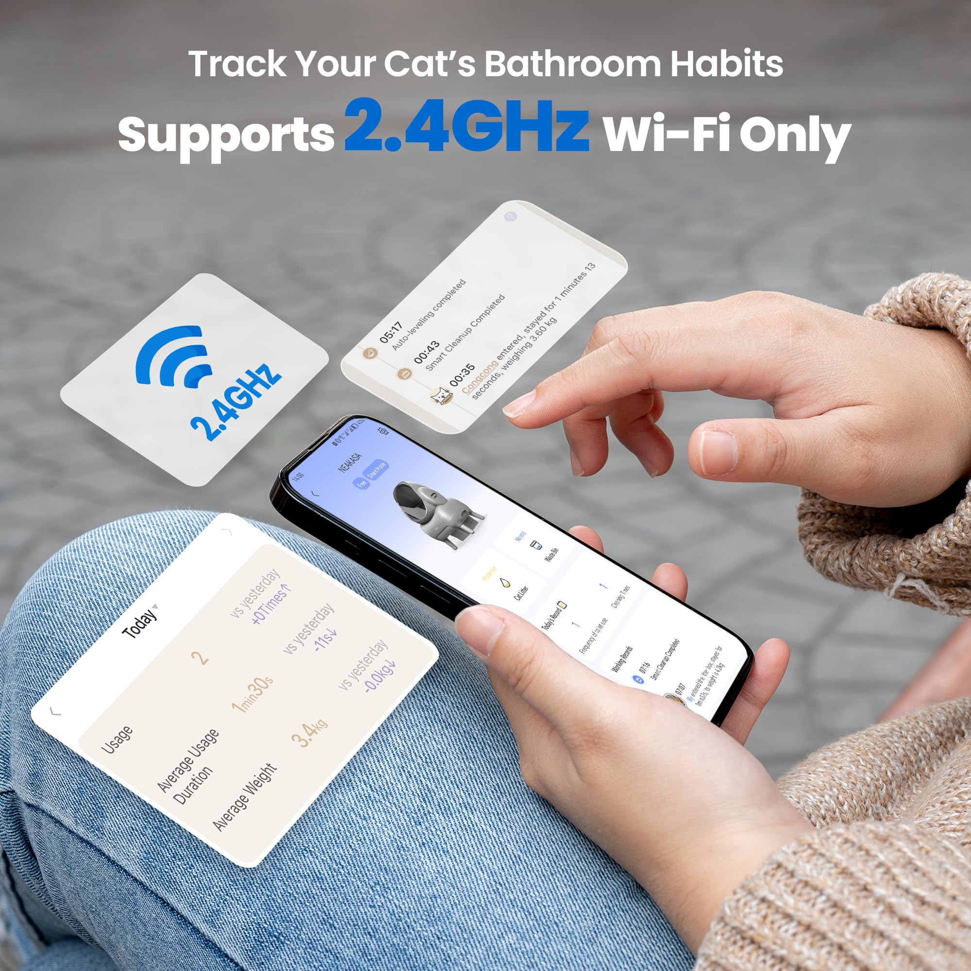 Neakasa M1 Plus brush strip enhances odor isolation and cleaning