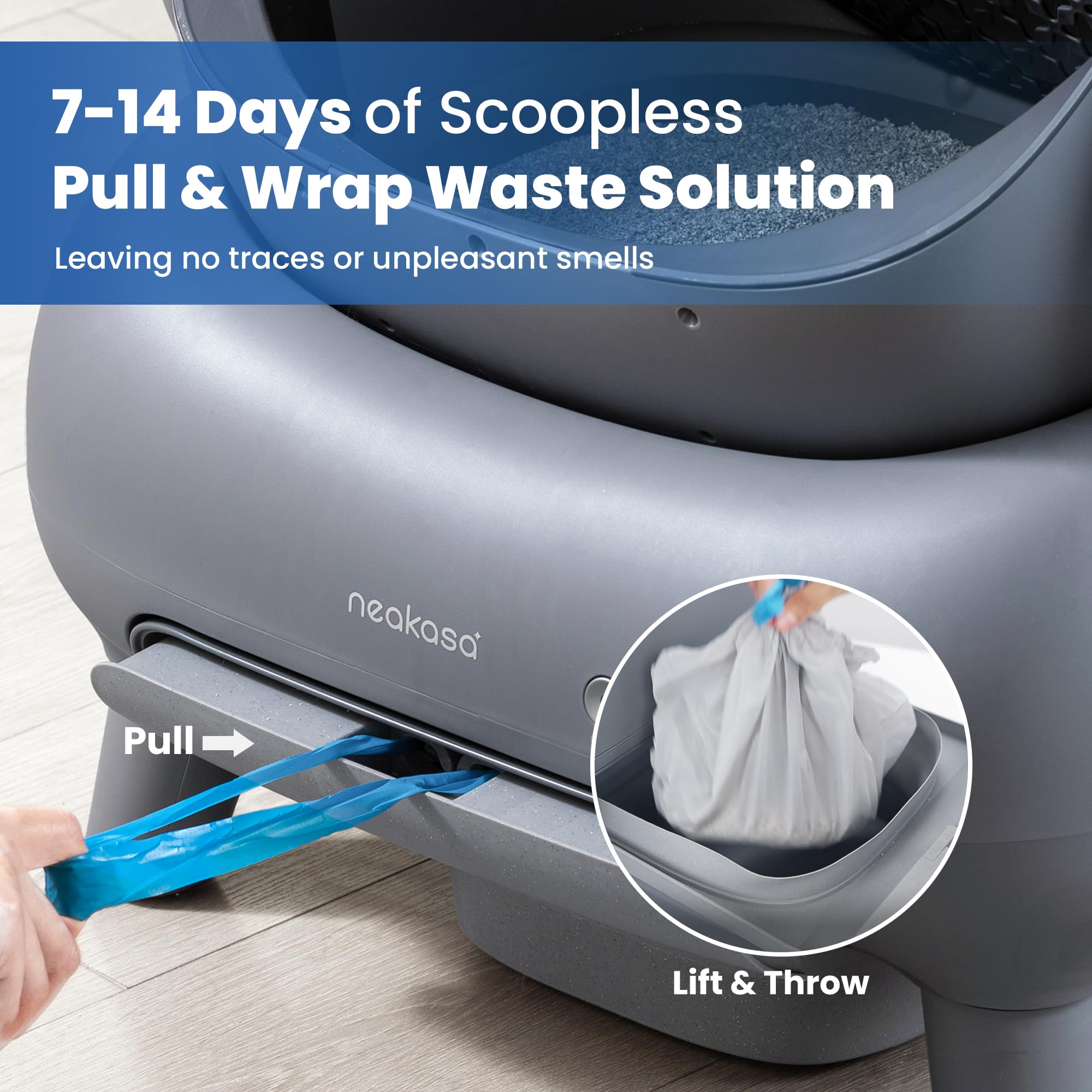 Neakasa M1 Plus infrared and weight sensors ensure safe use