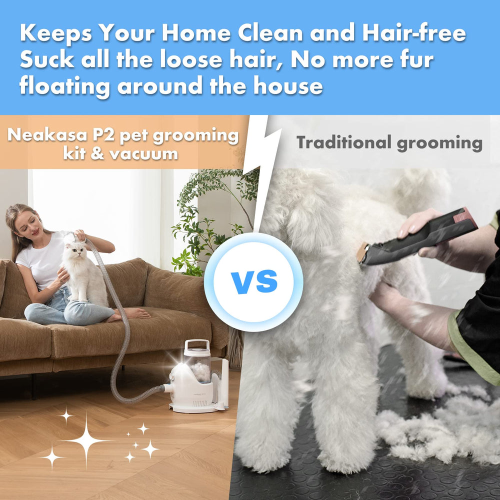 Neakasa P2 Pro 2L dustbin holds more fur between cleanouts