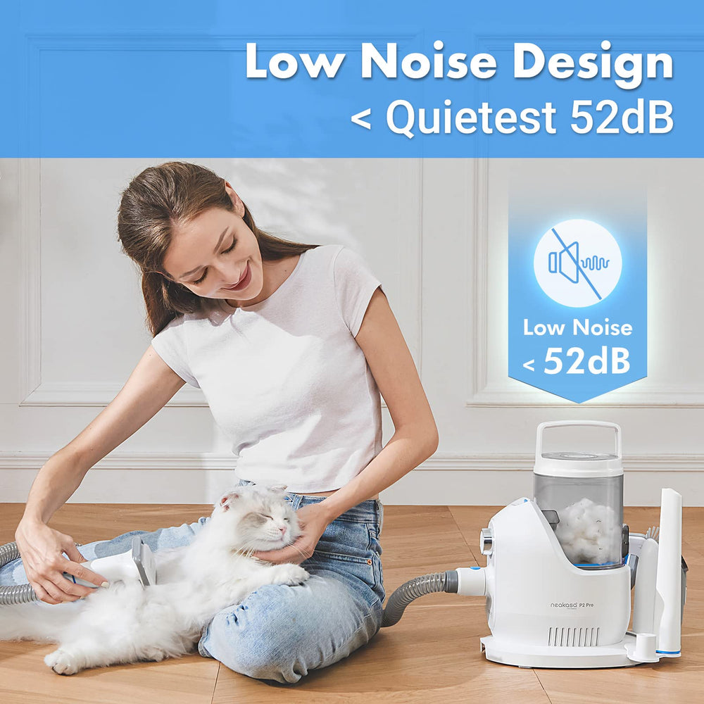 Neakasa P2 Pro low-noise design eases anxious pets during grooming