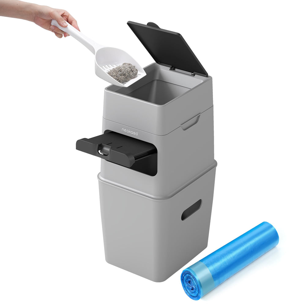 Neakasa PooGuard viewing window lets you check waste without lifting the lid