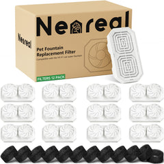 Neareal 3-2l fountain filter pack ready for installation improves water quality.