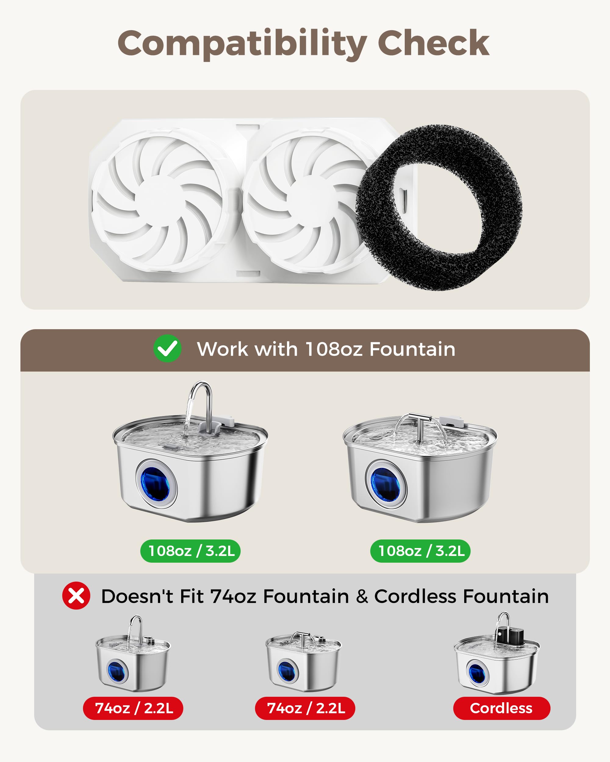 Neareal 3-stage filtration system - three-layer media for clearer water.
