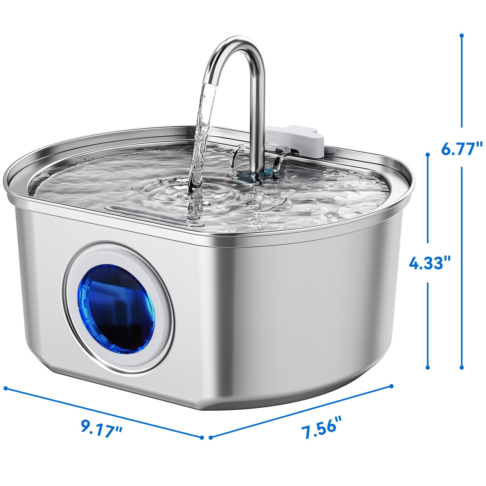 Neareal Cat Water Fountain easy-clean design speeds maintenance.
