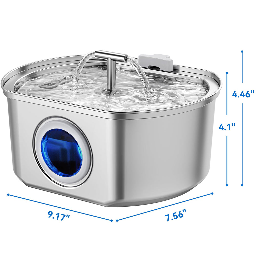 Neareal indoor-outdoor-ready fountain adaptable for home and travel
