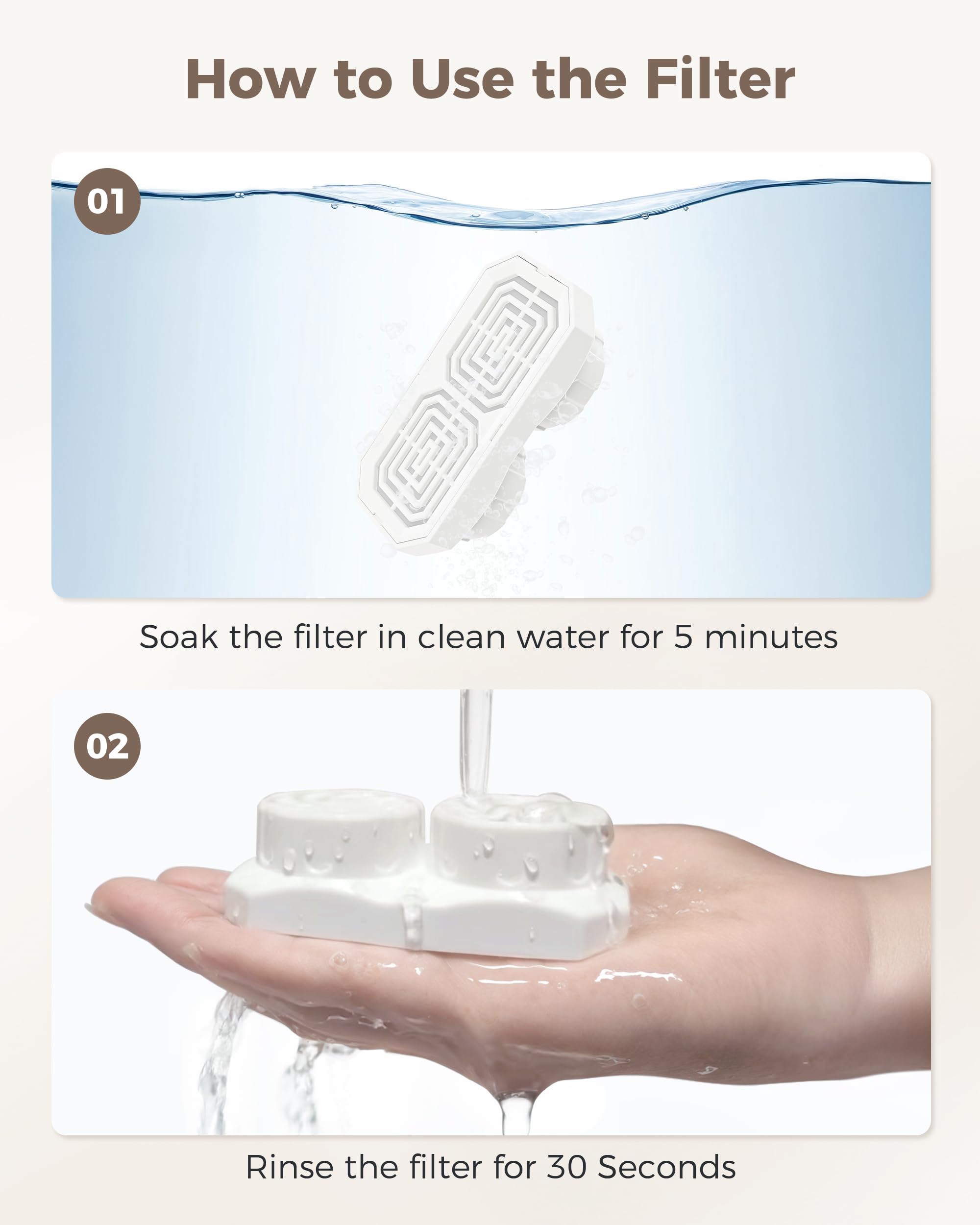 Neareal pre-filter sponge close-up emphasizes debris capture