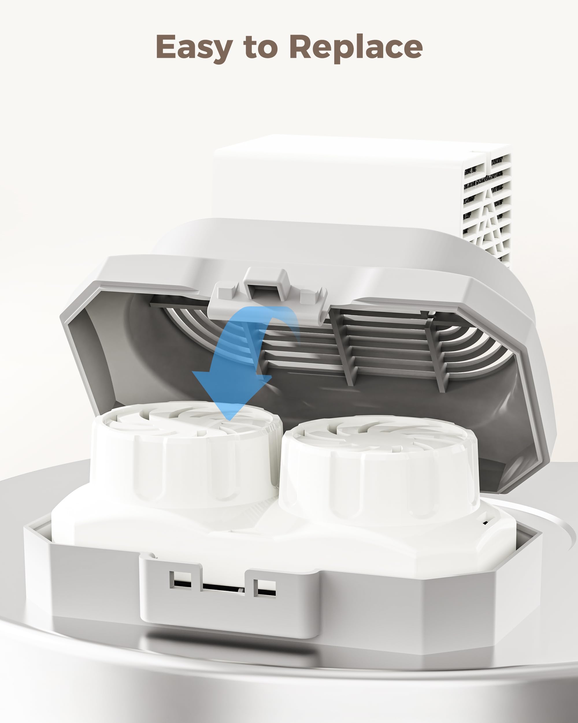 Neareal soak and rinse steps help prepare filters properly