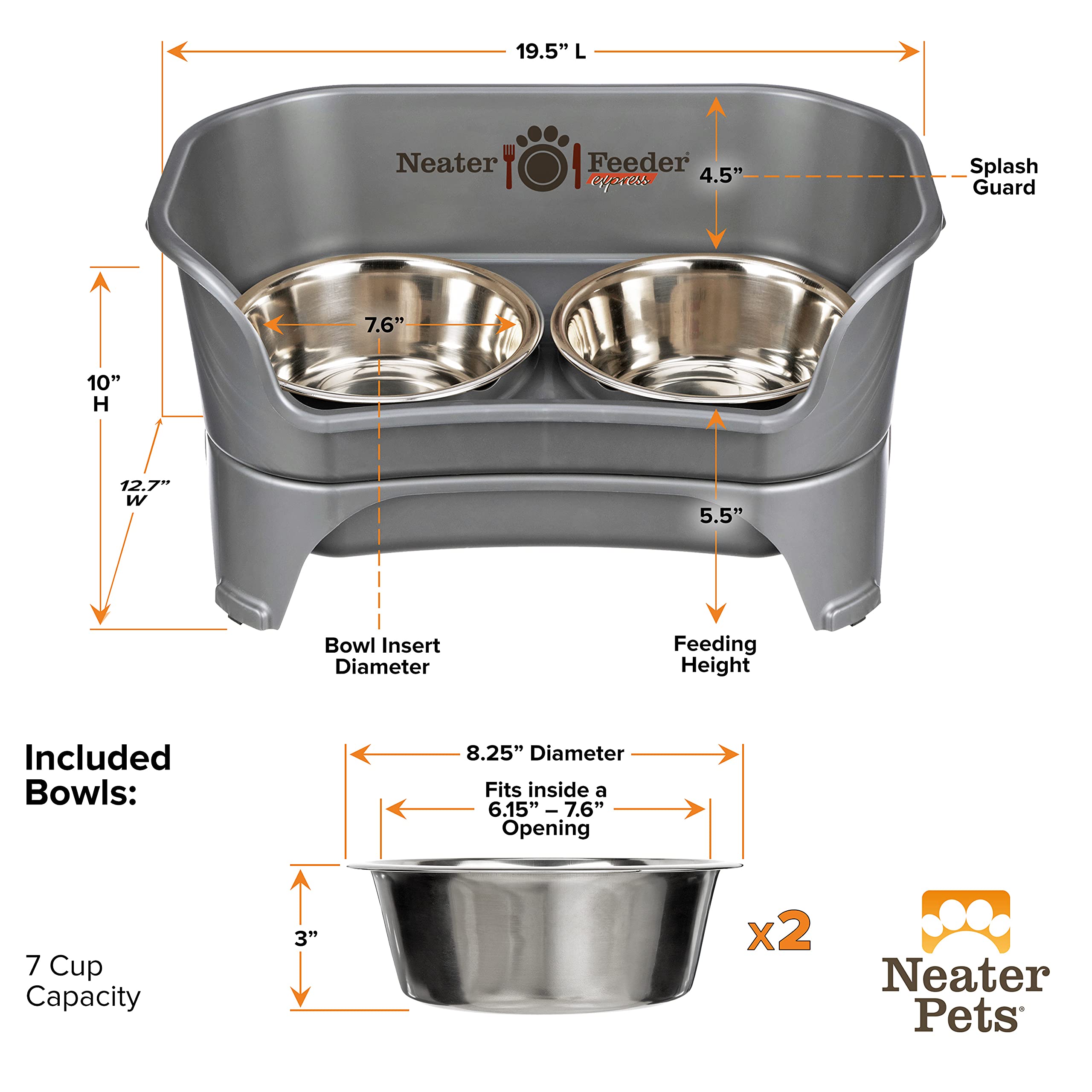Neater Feeder Express assembled in kitchen setting for real-life use