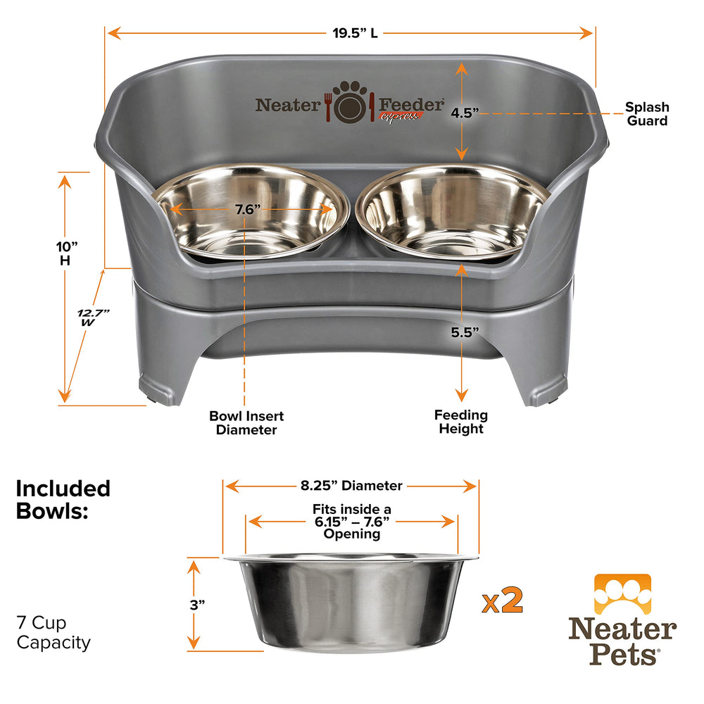 Neater Feeder Express assembled in kitchen setting for real-life use