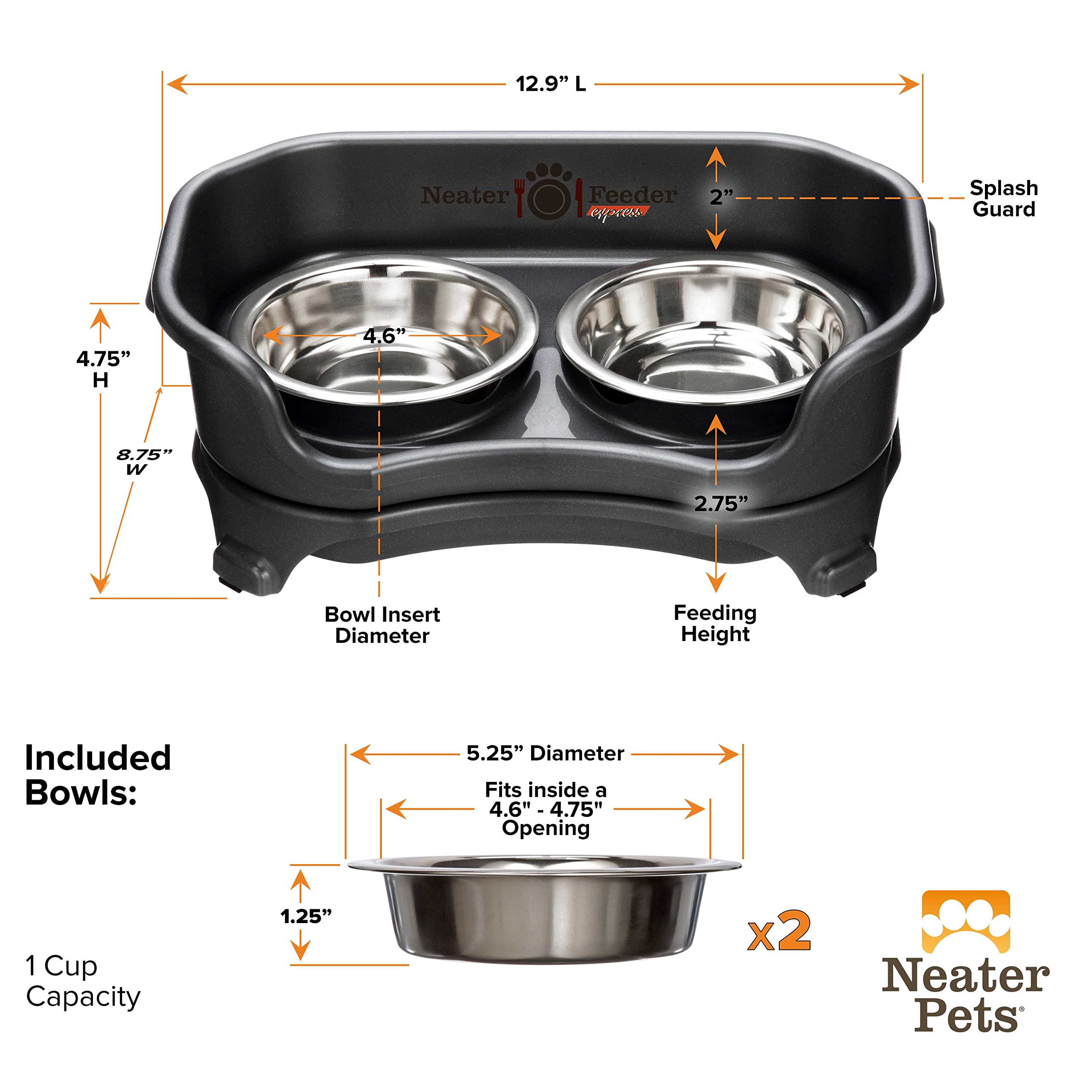 Neater Feeder Express insect-prevention raised feeder helps deter pests