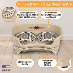 Neater Feeder Express two-cup bowls are easy to fill and clean.