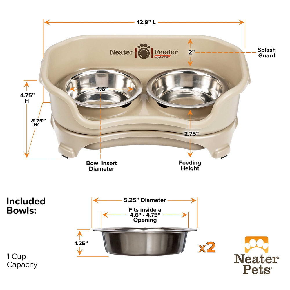 Neater Feeder Express manufactured in the USA with durable components.