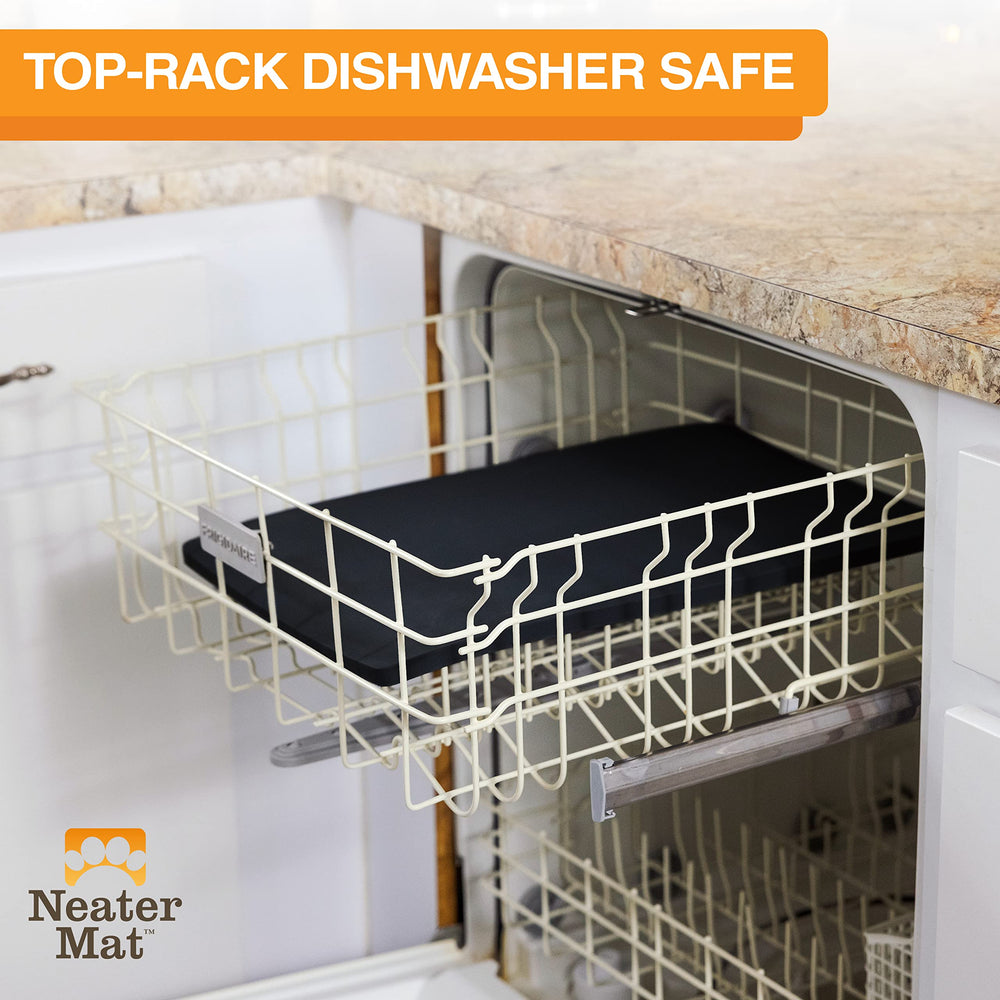 Neater Mat dishwasher-safe for convenient cleanup