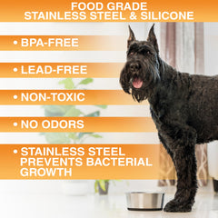 Neater Pet Brands 8 cup capacity bowls ideal for large dogs at feeding time