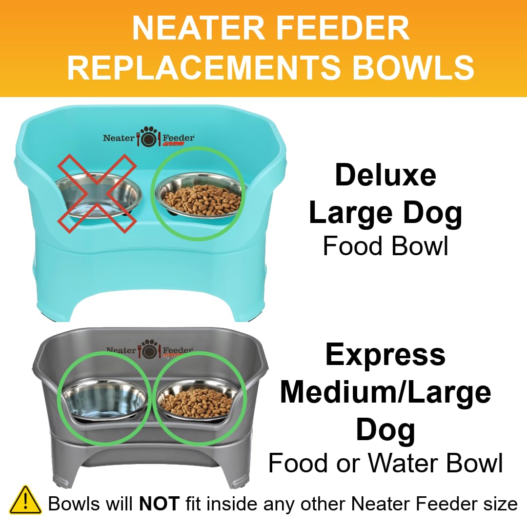 Neater Pet Brands dishwasher safe stainless steel dog bowls enable easy cleanup
