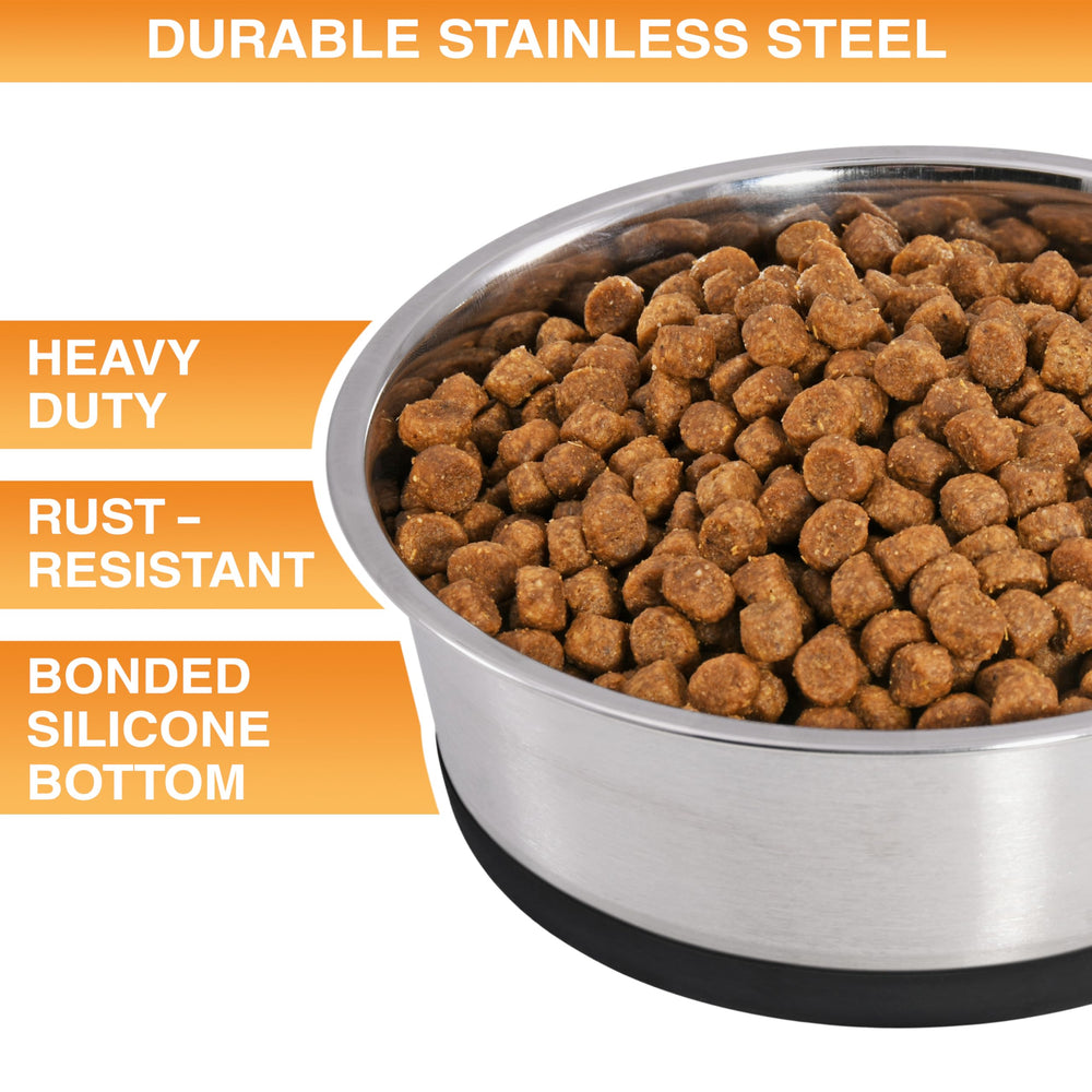Neater Pet Brands heavy-duty bowls endure daily use and resist rust