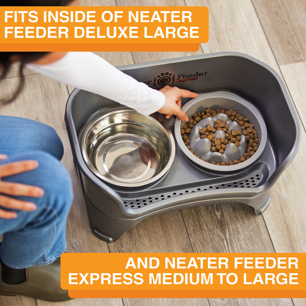 Neater Pet Brands The Niner slow feed bowl with non-skid bottom for stable feeding