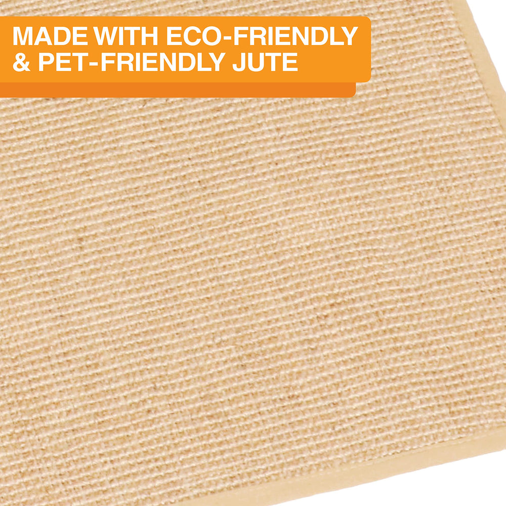 Neater Pets jute mat eco-friendly natural fibers used in everyday litter area