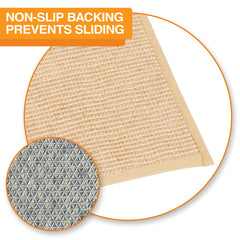 Neater Pets jute mat showing paw contact and gentle surface for cats