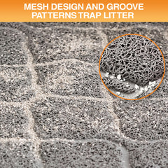 Neater Pets Neater Mat dense coils prevent litter tracking across rooms.