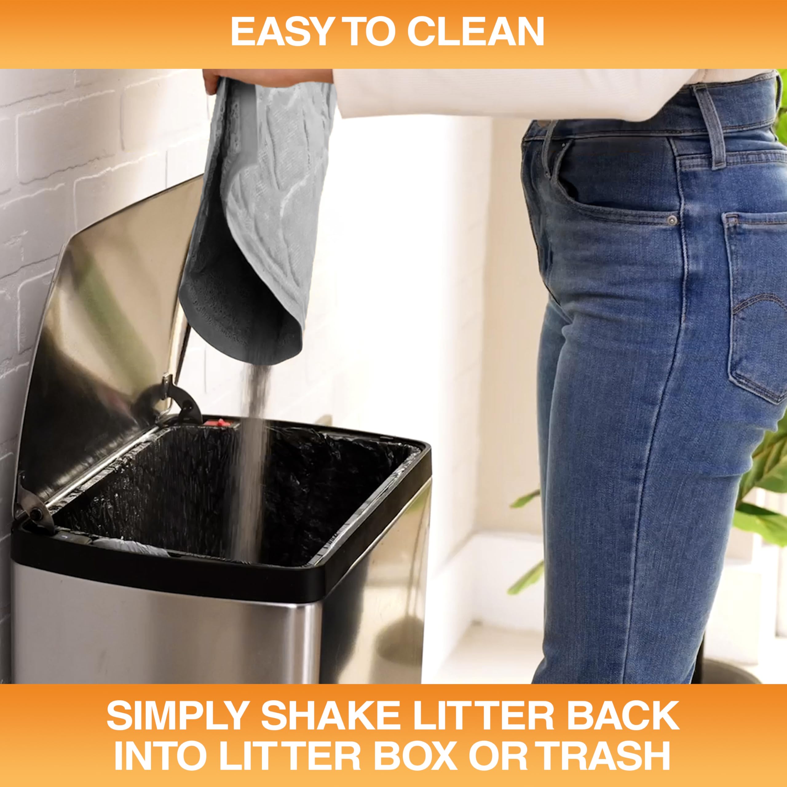 Neater Pets Neater Mat easy-clean design supports quick rinses after use.