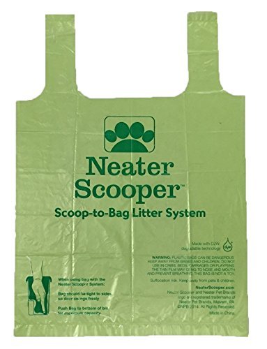 Neater Pets bags hold up to 35.5 ounces for mess-free cleanup.