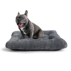 Necesitar small dog bed crate 24in gray offers cozy comfort and joint support.