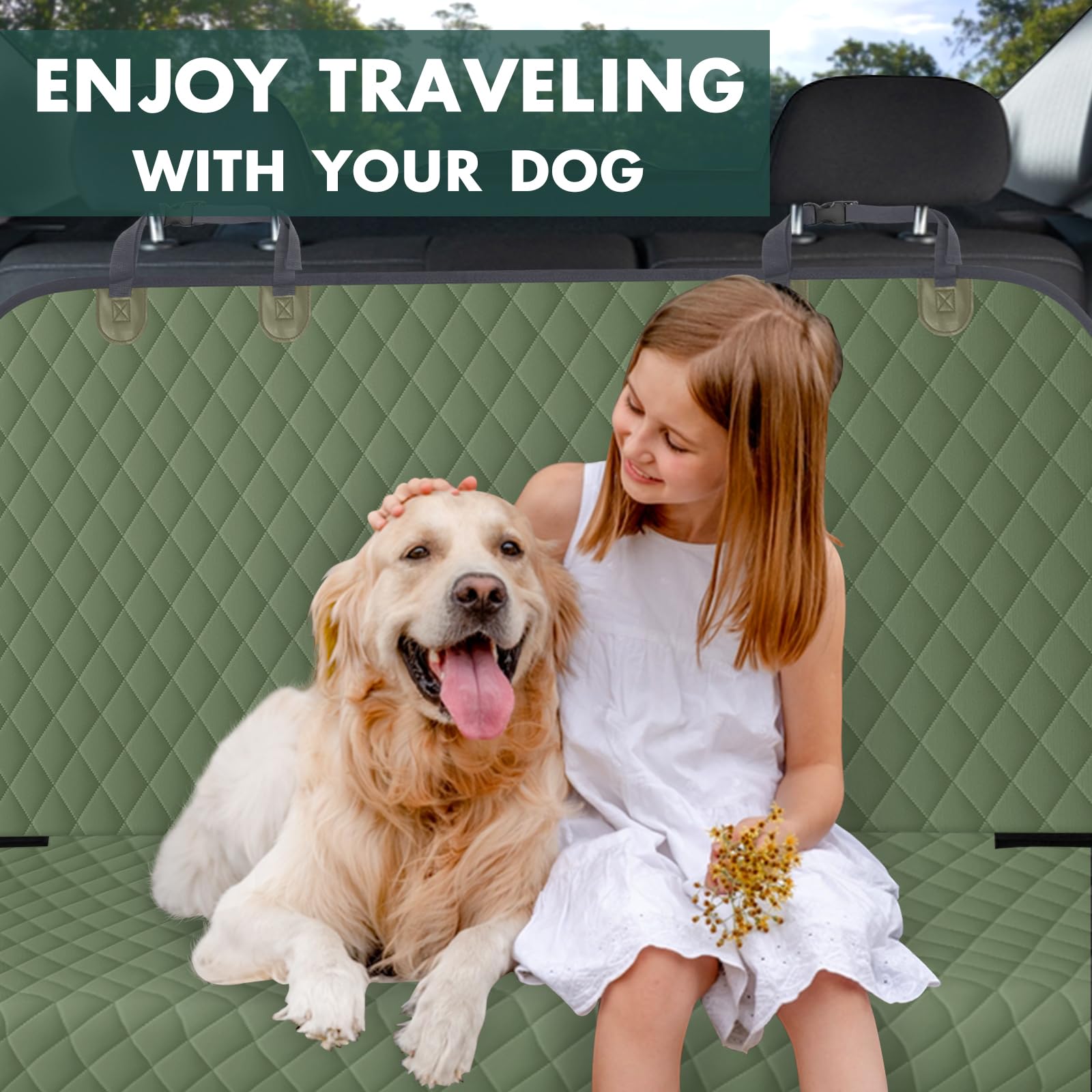 NECKORY protects car seats from hair, dirt, and scratches.