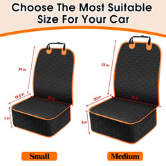 NECKORY waterproof dog seat cover beads water and shields upholstery.