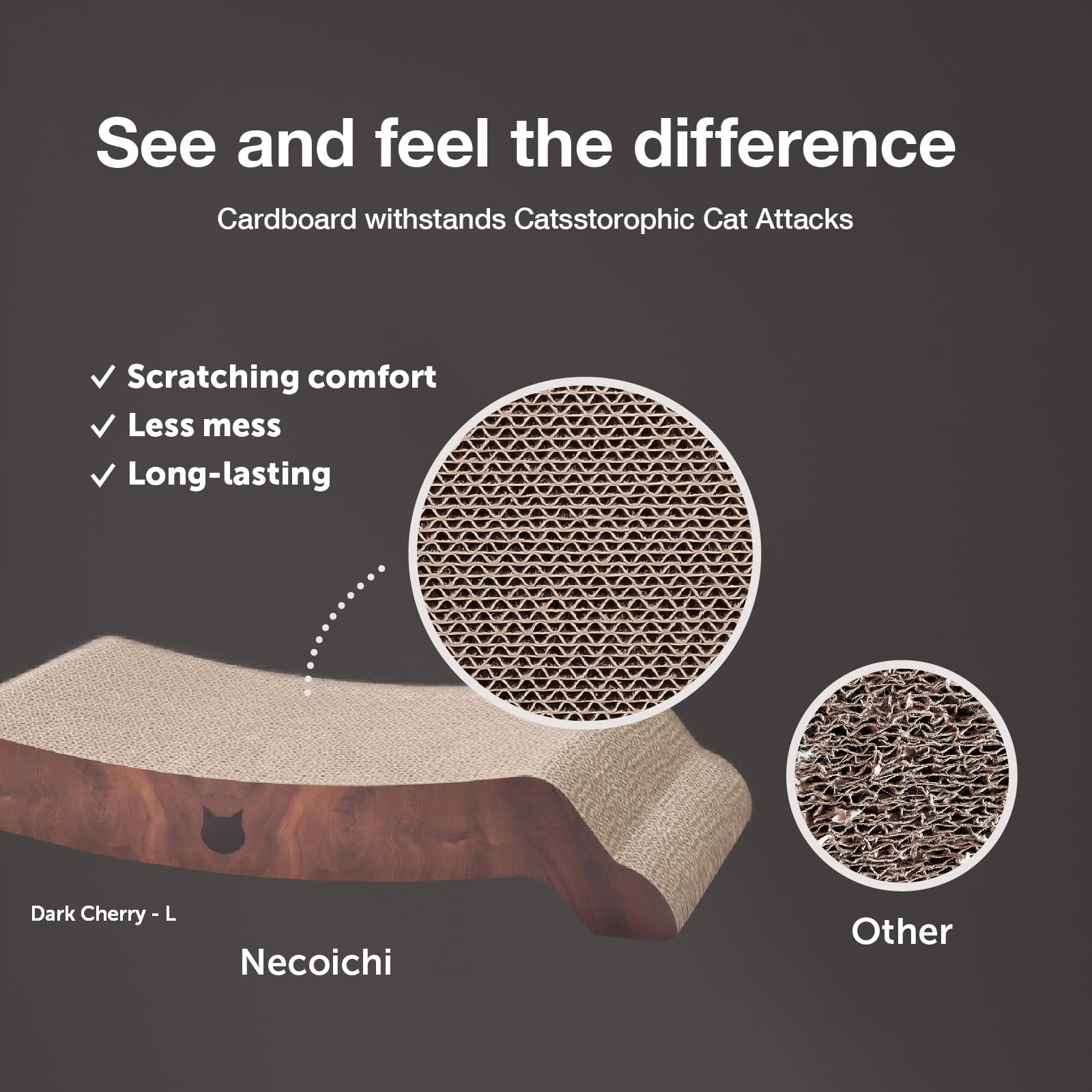 Necoichi reverse-usage feature offers flexible setup for different rooms.