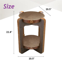 NECOICHI Cozy Cat Scratcher Tower reversible pad simplifies maintenance and extends life.