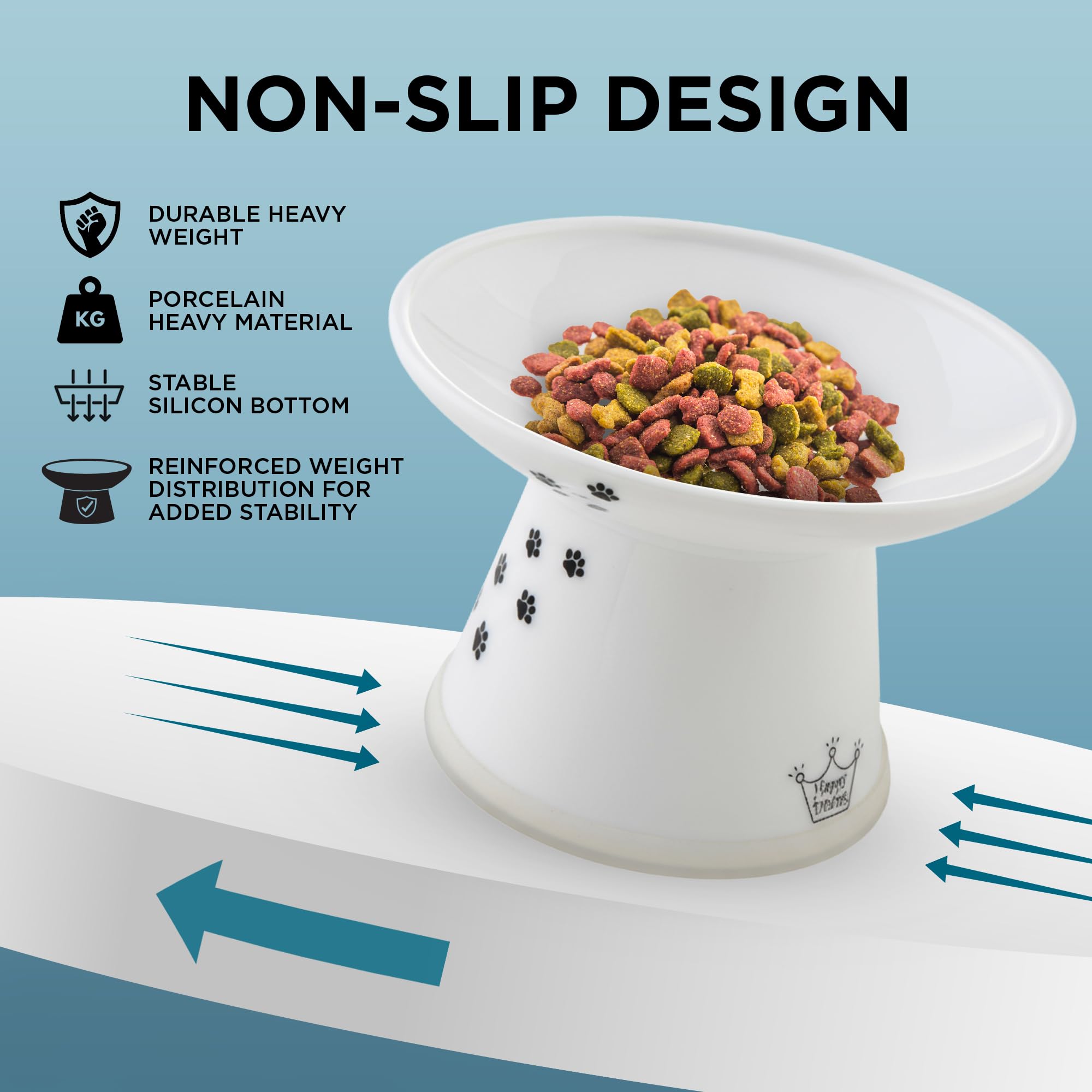 Dishwasher-safe NECOICHI bowl simplifies cleaning after feeding