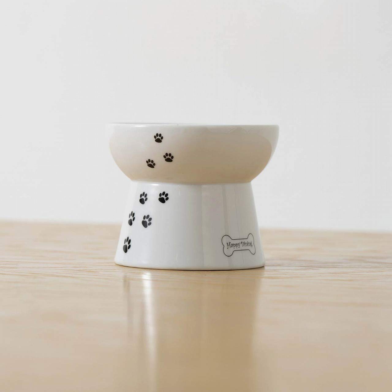 NECOICHI microwave-safe pet bowl for quick warming