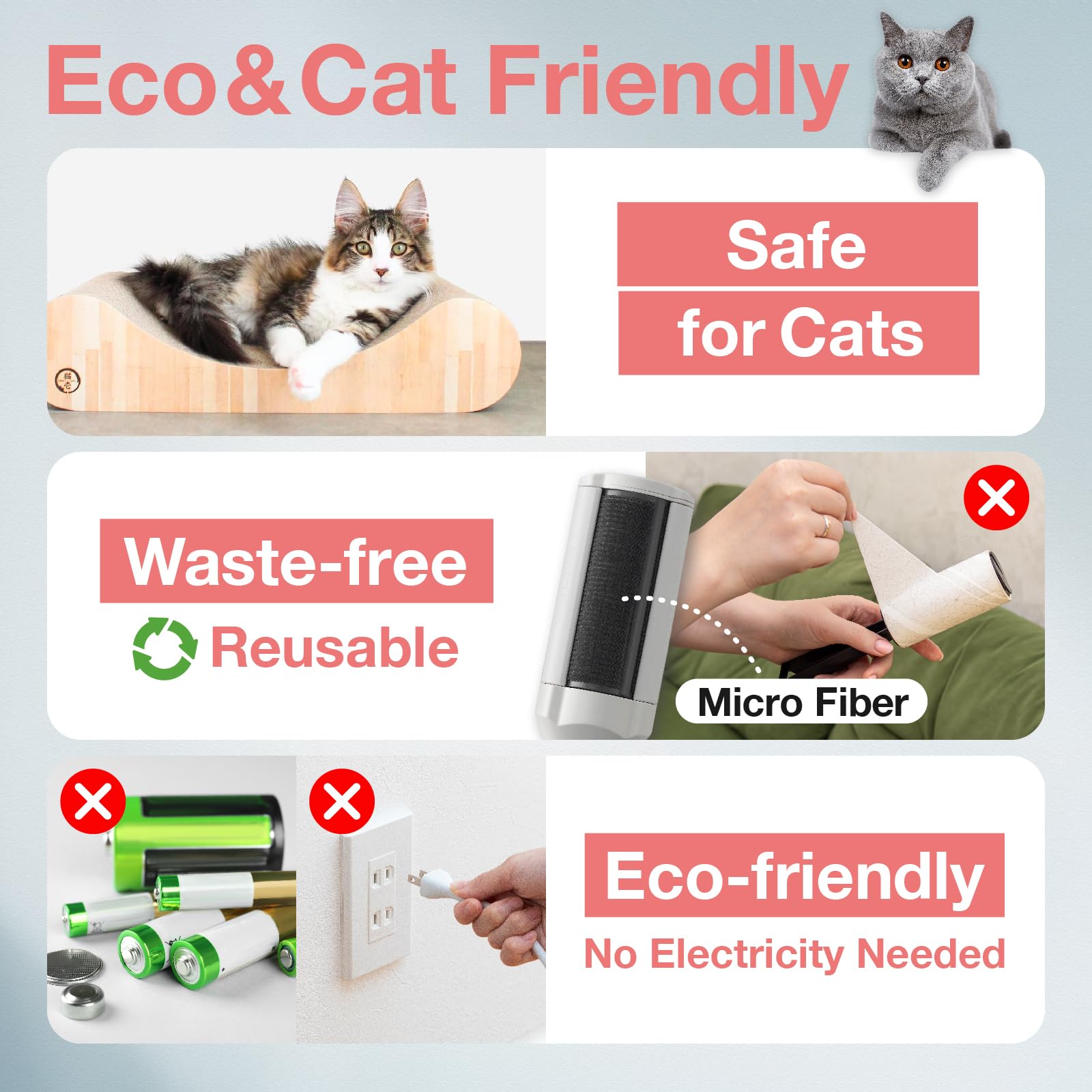 NECOICHI Purrfection reusable lint remover built to last