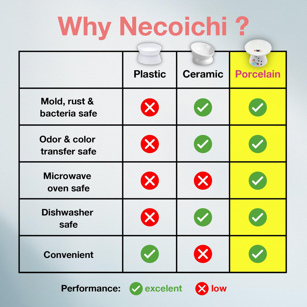 NECOICHI raised bowl shown in dishwasher-safe cleaning routine