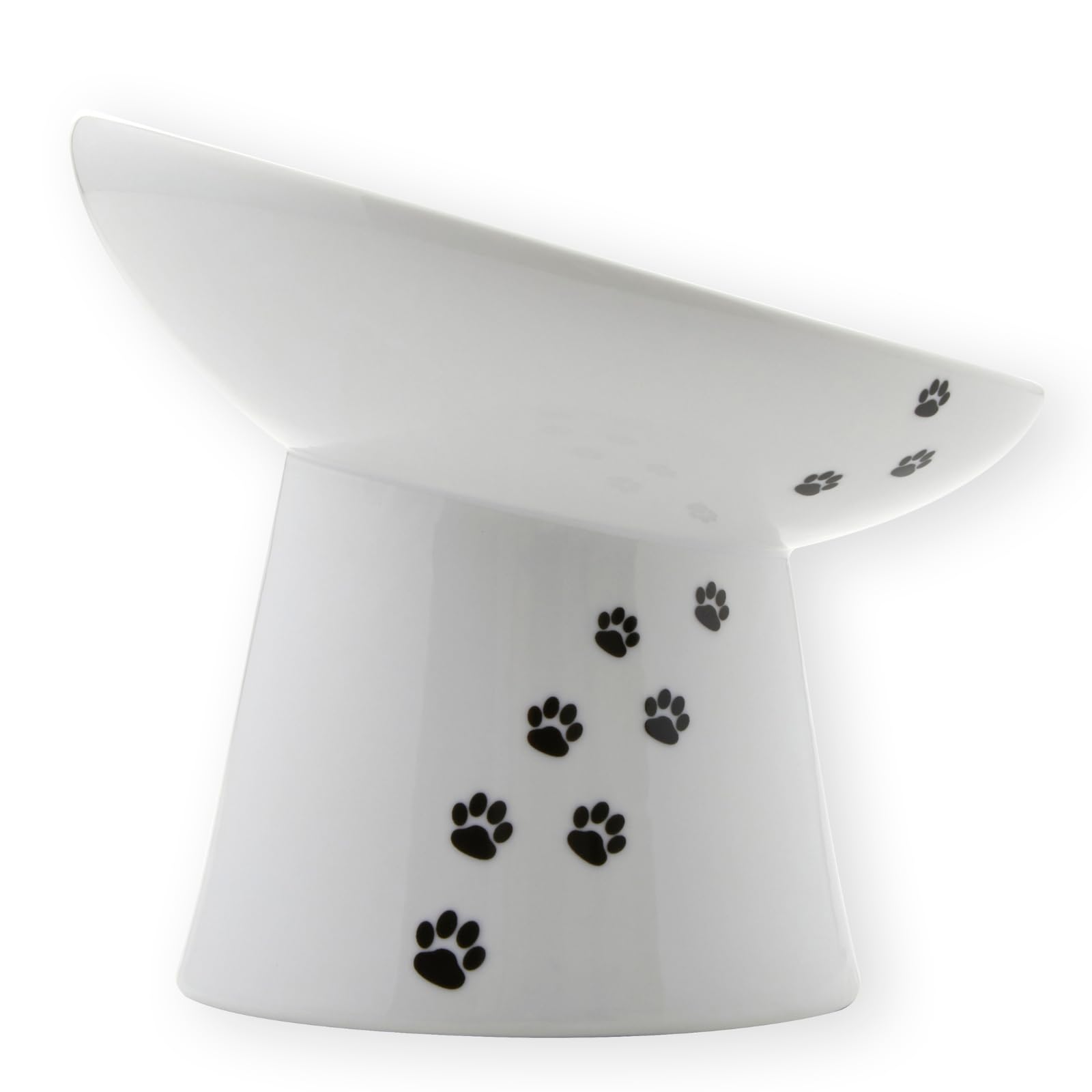 Necoichi raised dog food bowl elevated design supports comfortable posture during meals