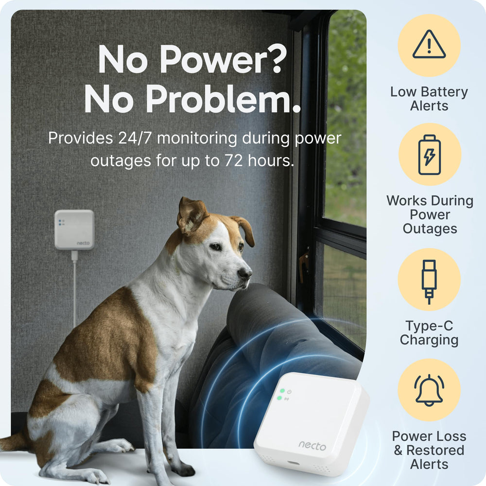 NECTO Necto RV Pet Monitor installation setup is quick and user friendly