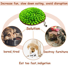 NEECONG Snuffle Mat non-slip bottom stays secure during playtime.