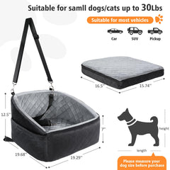NEEZUKAR dog car seat side pocket—quick storage during car journeys