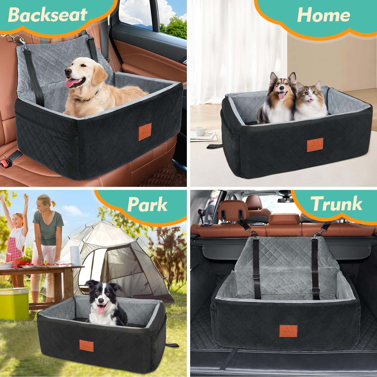 NEEZUKAR roomy pockets store toys and treats for trips