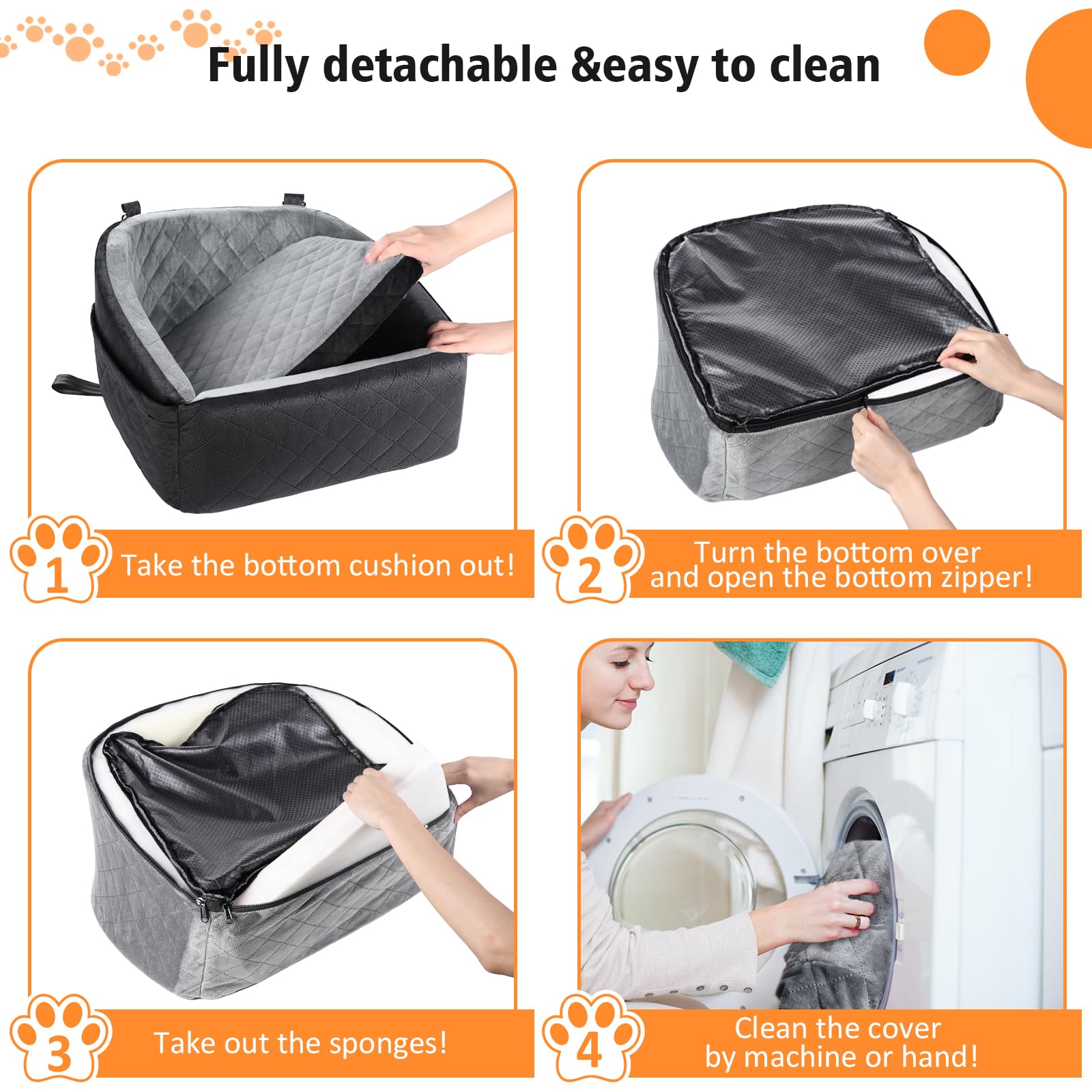 NEEZUKAR storage pockets—carry toys and supplies on trips