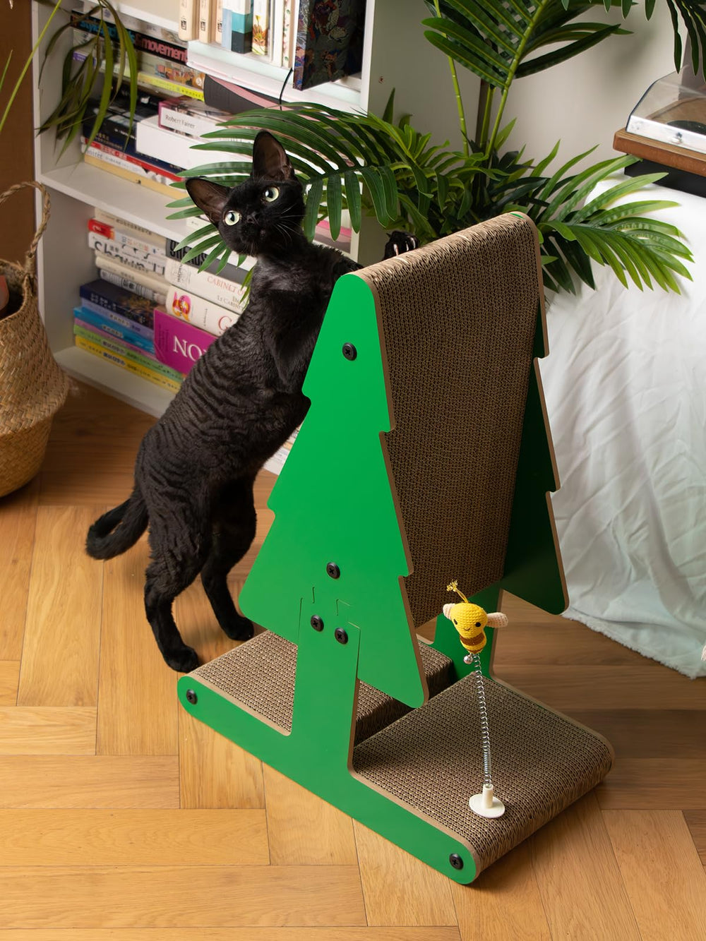 Nekosan installation-video-friendly guide outlines quick setup for this cat scratcher.