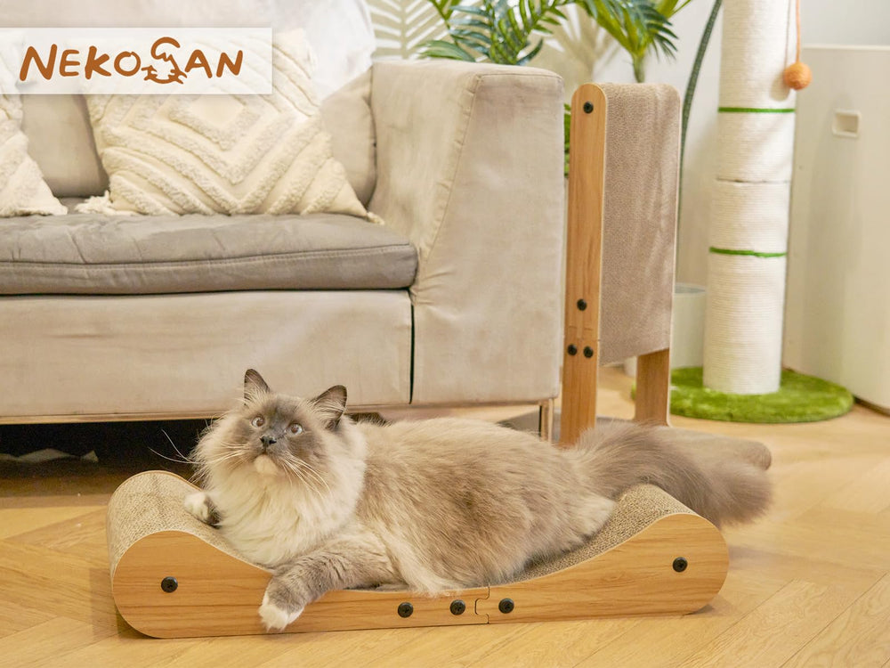Nekosan cat scratcher bed ideal for indoor lounging and play