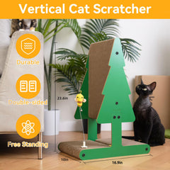 Nekosan cat-scratcher vertical-post shows tall interactive post for stretching and indoor fun.