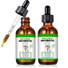 NenMaoKeNu herbal drops bottle illustrates a natural option for immune support in cats.