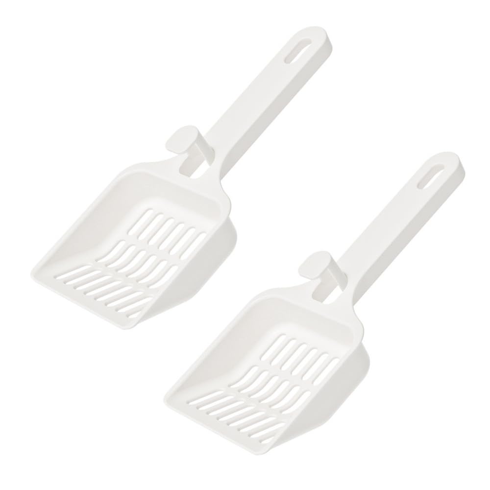 NentMent cat litter scoop package shows two sturdy ABS tools for quick litter cleanup